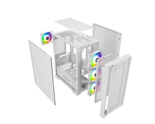 Корпус Powercase ByteFlow Micro White CAMBFW-A4