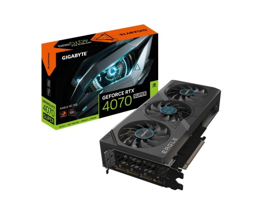 Видеокарта Gigabyte RTX4070SUPER EAGLE OC 12GB GV-N407SEAGLE OC-12GD