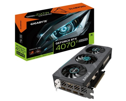 Видеокарта Gigabyte RTX4070Ti SUPER EAGLE OC 16GB GV-N407TSEAGLE OC-16GD