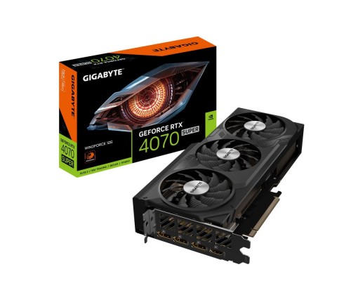 Видеокарта Gigabyte RTX4070 SUPER WINDFORCE 12GB GV-N407SWF3-12GD