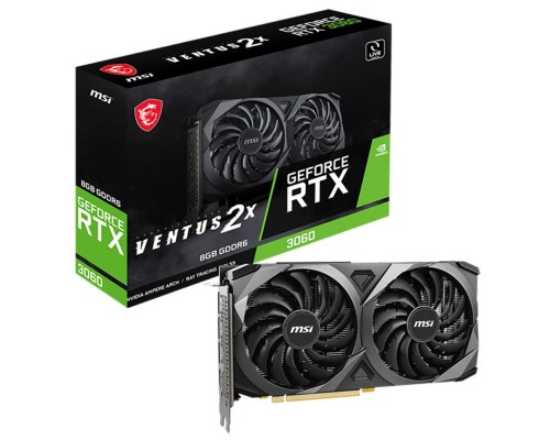 Видеокарта MSI RTX 3060 VENTUS 2X 8GB RTX 3060 VENTUS 2X 8G