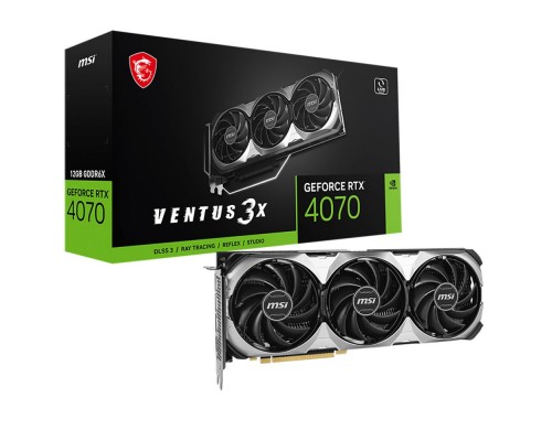 Видеокарта MSI RTX4070 VENTUS 3X E 12GB RTX 4070 VENTUS 3X E 12G