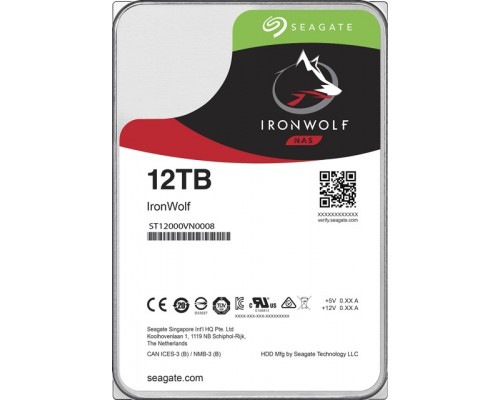 Жесткий диск Seagate IronWolf 12Tb ST12000VN0008