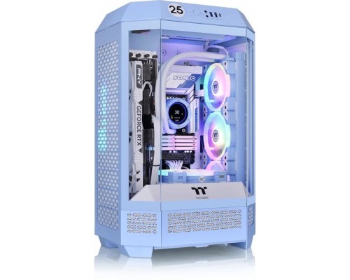 Корпус Thermaltake The Tower 300 Hydrangea Micro Tower Без БП голубой CA-1Y4-00SFWN-00