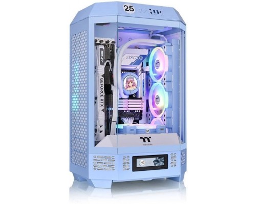 Корпус Thermaltake The Tower 300 Hydrangea Micro Tower Без БП голубой CA-1Y4-00SFWN-00