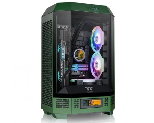 Корпус Thermaltake The Tower 300 Racing Green Micro Tower Без БП чёрно-зелёный CA-1Y4-00SCWN-00