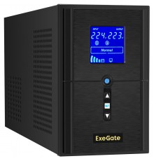 Источник бесперебойного питания ExeGate SineTower SN-1500.LCD.AVR.2SH.1C13.USB                                                                                                                                                                            