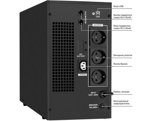 Источник бесперебойного питания ExeGate SineTower SN-3000.LCD.AVR.3SH.1C13.RJ.USB