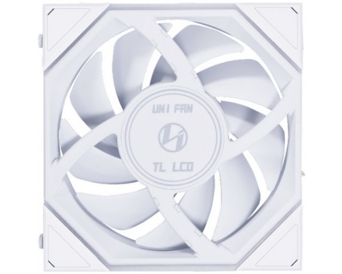 Комплект вентиляторов (3шт.) UNI FAN TL LCD 120 White 12TLLCD3W