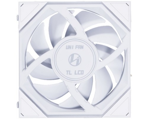 Комплект вентиляторов (3шт.) UNI FAN TL LCD 120 Reverse White 12RTLLCD3W