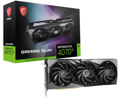 Видеокарта MSI GeForce RTX 4070 Ti GAMING SLIM 12G