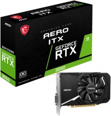 Видеокарта MSI nVidia GeForce RTX 3050 Aero ITX 8G OCV1                                                                                                                                                                                                   