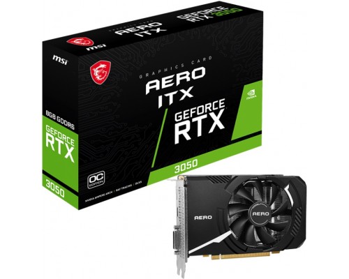 Видеокарта MSI nVidia GeForce RTX 3050 Aero ITX 8G OCV1