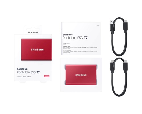 Внешний SSD диск Samsung T7 500Gb MU-PC500R/WW