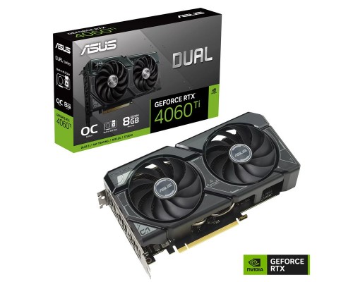 Видеокарта ASUS nVidia GeForce RTX 4060 Ti 8Gb DUAL-RTX4060TI-O8G-SSD