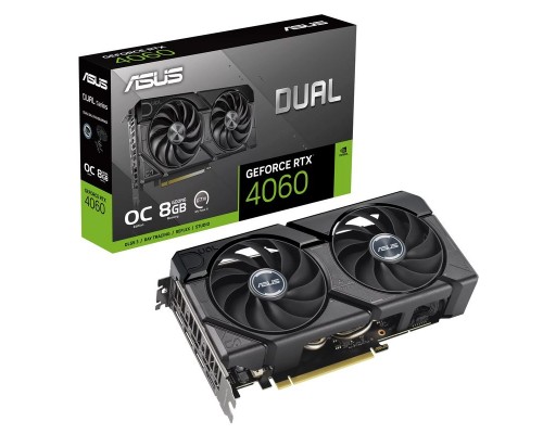 Видеокарта ASUS nVidia GeForce RTX 4060 8Gb DUAL-RTX4060-O8G-EVO