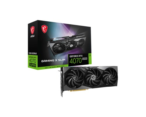 Видеокарта MSI nVidia GeForce RTX 4070 Super 12G Gaming X Slim