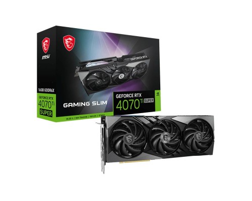 Видеокарта MSI nVidia GeForce RTX 4070 Ti Super 16G Gaming Slim