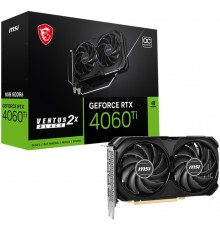 Видеокарта MSI nVidia GeForce RTX 4060 Ti 8G Ventus 2X Black E1 OC                                                                                                                                                                                        