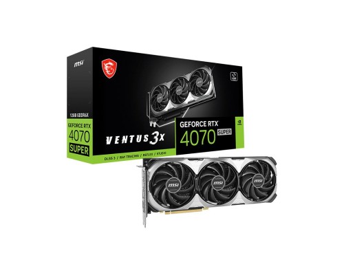 Видеокарта MSI nVidia GeForce RTX 4070 Super 12G Ventus 3X