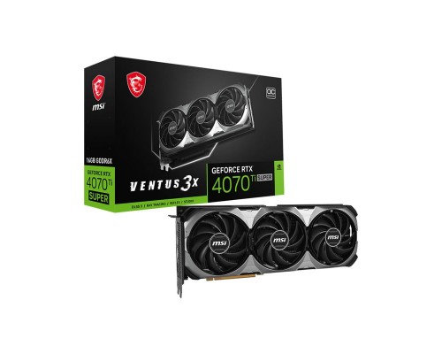 Видеокарта MSI nVidia GeForce RTX 4070 Ti Super 16G Ventus 3X