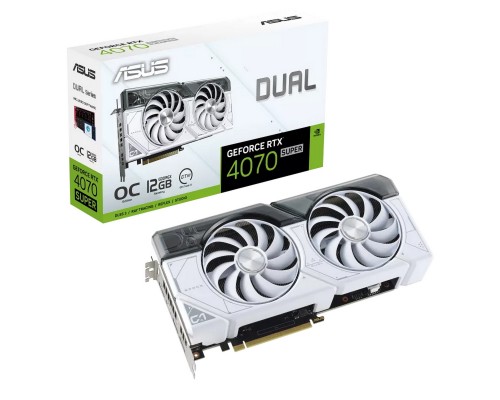 Видеокарта ASUS DUAL-RTX4070S-O12G-WHITE 90YV0K84-M0NA00