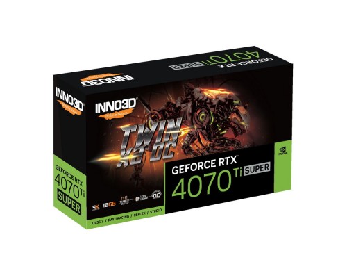 Видеокарта Inno3D nVidia GeForce RTX 4070 Ti Super Twin X2 16Gb N407TS2-166XX-186156N