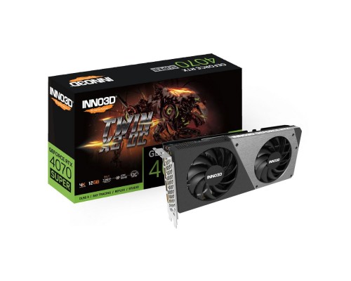 Видеокарта Inno3D nVidia GeForce RTX 4070 Super Twin X2 OC 12Gb N407S2-126XX-186162N