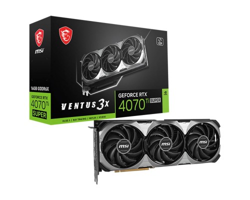 Видеокарта MSI RTX 4070 Ti SUPER 16G VENTUS 3X