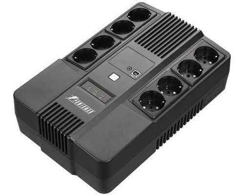 Источник бесперебойного питания Powerman BRICK 650 Plus (Schuko x 8)