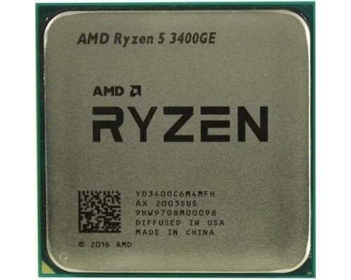 Процессор AMD Ryzen 5 3400GE OEM YD3400C6M4MFH