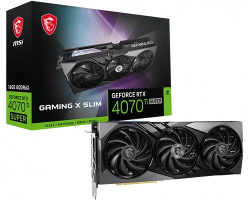 Видеокарта MSI nVidia GeForce RTX 4070 Ti Super 16G Gaming X Slim