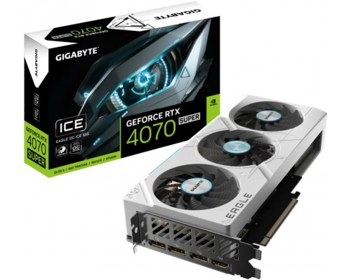 Видеокарта GigaByte nVidia GeForce RTX 4070 Super 12Gb GV-N407SEAGLEOC ICE-12GD