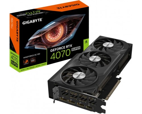 Видеокарта GigaByte nVidia GeForce RTX 4070 Super 12Gb GV-N407SWF3OC-12GD