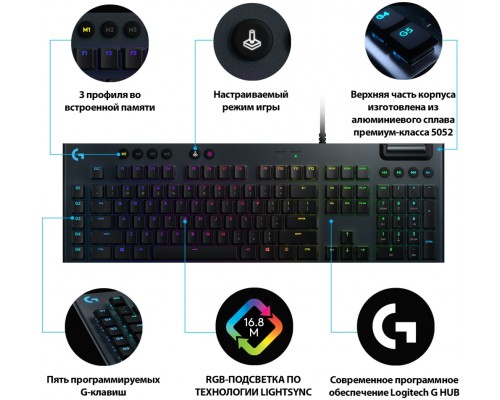 Клавиатура Logitech G815 Linear 920-009007