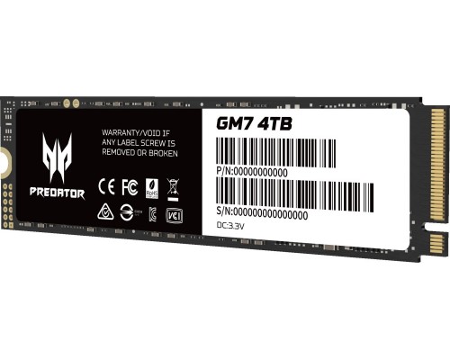 Накопитель SSD Acer Predator GM7 4Tb BL.9BWWR.120