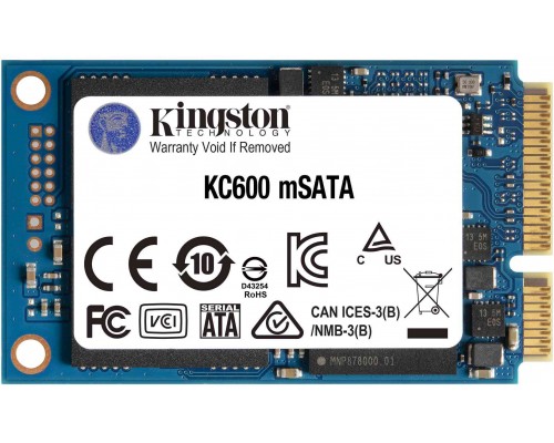 Накопитель SSD Kingston KC600 512Gb SKC600MS/512G