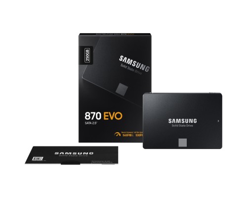 Накопитель SSD Samsung 870 EVO 250Gb MZ-77E250BW