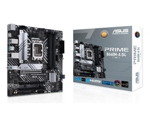 Материнская плата ASUS Prime B660M-A D4-CSM 90MB19K0-M1EAYC