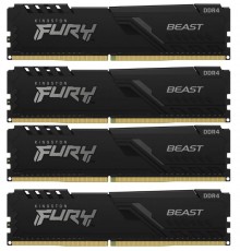 Оперативная память Kingston Fury Beast Black KF436C18BBK4/128                                                                                                                                                                                             