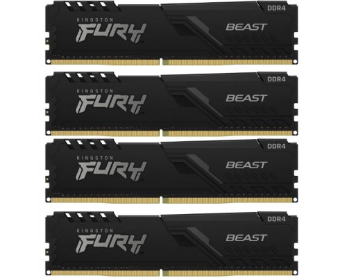 Оперативная память Kingston Fury Beast Black KF436C18BBK4/128