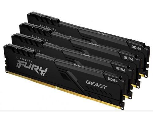 Оперативная память Kingston Fury Beast Black KF436C18BBK4/128