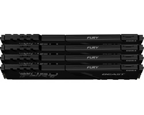 Оперативная память Kingston Fury Beast Black KF436C18BBK4/128