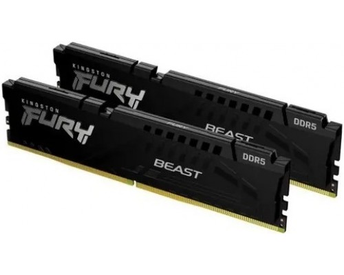 Оперативная память 16Gb Kingston Fury Beast Black Expo KF560C30BBEK2-16