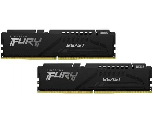 Оперативная память 16Gb Kingston Fury Beast Black Expo KF560C30BBEK2-16