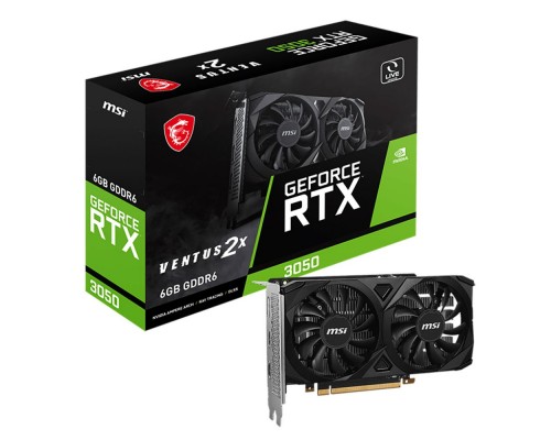 Видеокарта MSI nVidia GeForce RTX 3050 Ventus 2X 6G