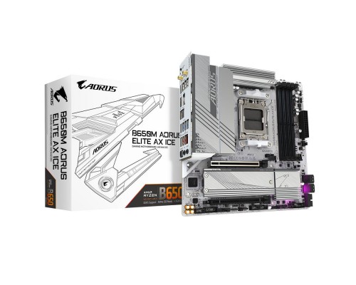 Материнская плата Gigabyte B650M AORUS ELITE AX ICE