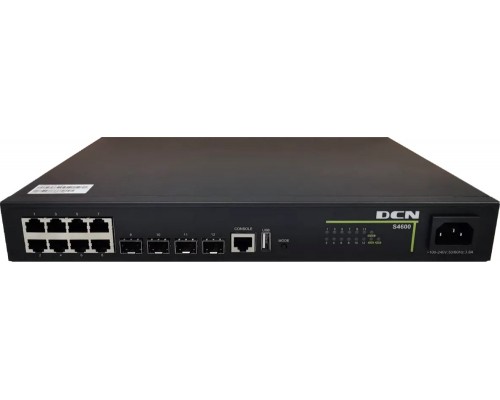 Коммутатор DCN Ethernet S4600-12X-P-SI