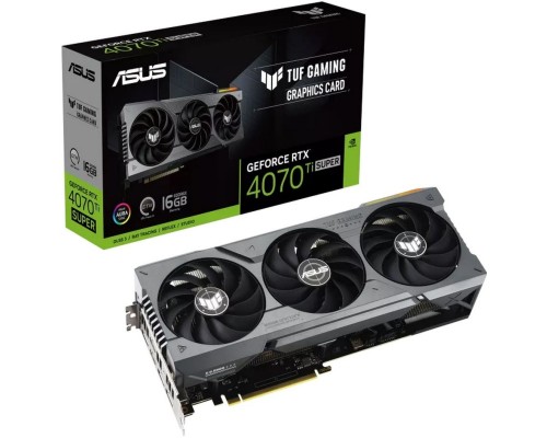 Видеокарта ASUS nVidia GeForce RTX 4070 Ti Super 16Gb TUF-RTX4070TIS-O16G-GAMING