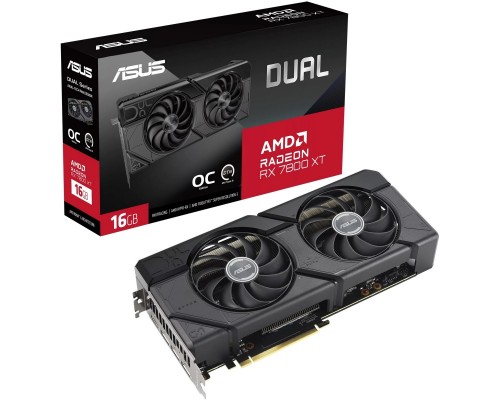 Видеокарта ASUS AMD Radeon RX 7800 XT 16Gb DUAL-RX7800XT-O16G